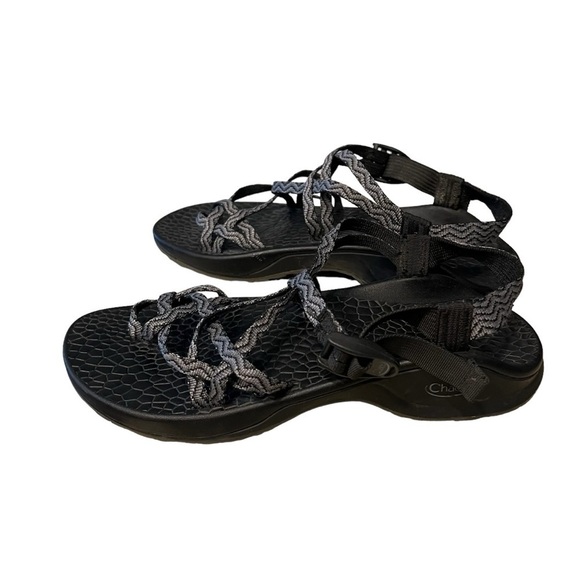 Chaco Sandals Women’s 11 Outdoor Black And Gray Wave Updraft EcoTread‎ X2 - Picture 2 of 10